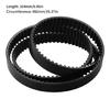 Wide Application Bread Machine Belt 164 Teeth 492mm Perimeter  Replacement Belt for Various Models Rubber Texture