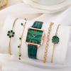 Surprise blind box Japanese girl style dial inlaid diamond leather strap ladies watch jewelry set random style