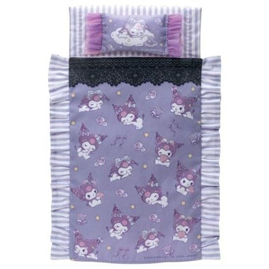 Takara Tomy Licca-chan Doll Kuromi My Melody Reversible Bedding Dress-Up Play Toy Ages 3 Up