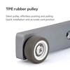 Aluminum Alloy Construction Cabinet Lift System Rubber Silent Pulleys Invisible Installation Bookshelves