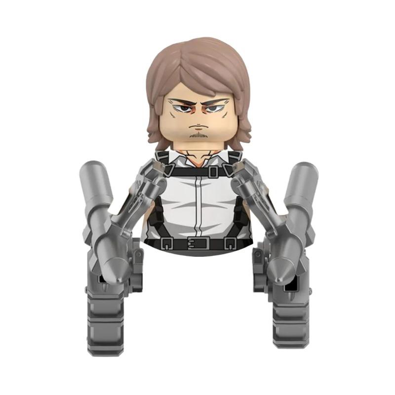 Blind Box Building Blocks Mini Model Figures Attack on Titan Levi Ackerman Eren Mikasa Giant Annie Halloween Christmas Gifts Toy