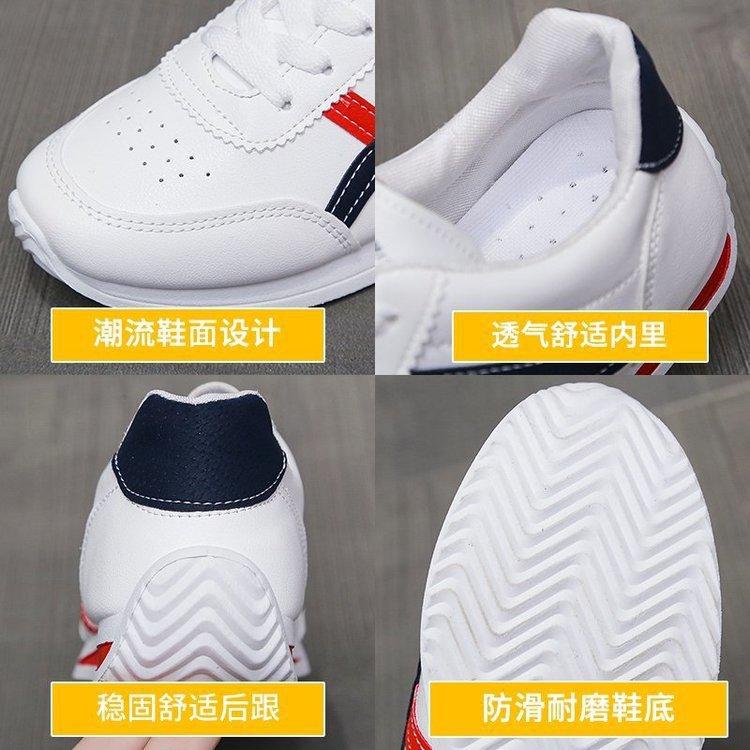 Spring and Autumn New Sports Style Women's Shoes Leather Surface Student Running Forrest Gump Shoes INS Shoes