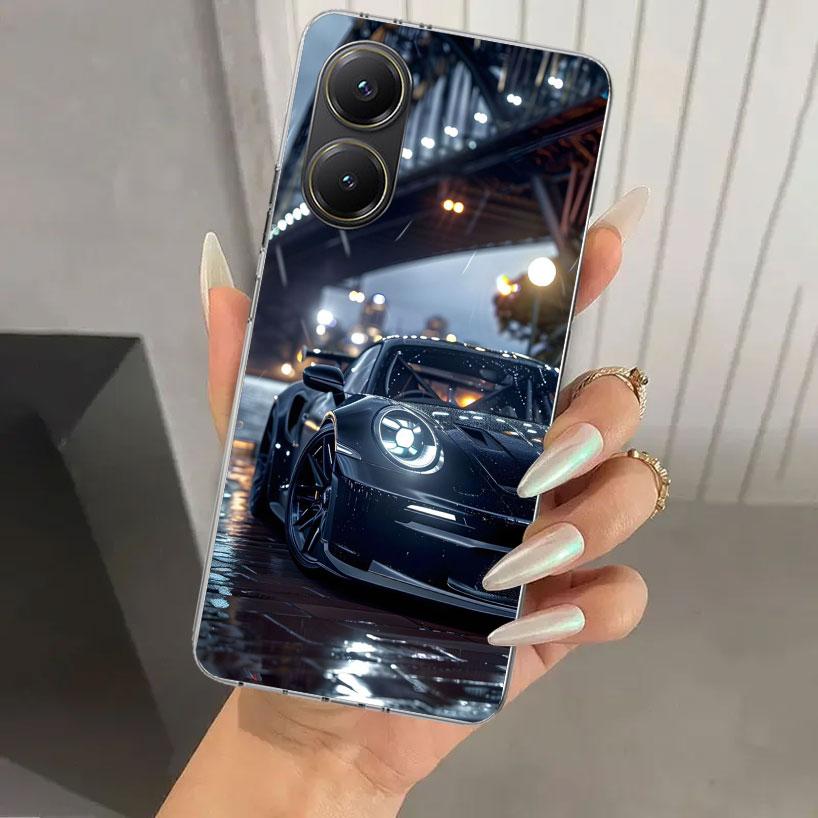 Sports Car 911 Phone Case for Xiaomi Poco X5 X6 X7 Pro F7 Ultra M7 Redmi 15 15C 13 13C 12 12C 10 10A 10C 9 9A 9C 9T Shell Poco X