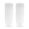 POPETPOP Set of 2 4-inch 100-micron Aquarium Filter Bags, Aquarium Sump Felt Socks, Heavy-Duty Mesh for Mechanical Filtration