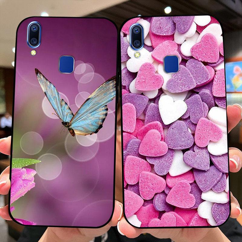 For Vivo V11 Case V11 Pro Shockproof TPU Soft Silicone Phone Cover For VIVO X21s Capa V11i Fundas Color Printing Fashion Cartoon