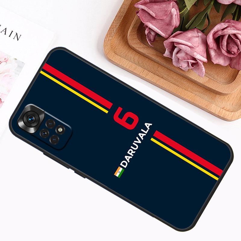 F1 Formula 1 Number For Xiaomi Redmi 9A 9C 9T 10C 12C Cover For Redmi Note 9 8 10 11 12 Pro 10S 11S 12S Case
