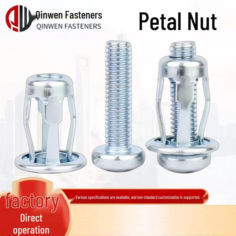 Petal Nut Czech Rivet Nut Expansion Bolt, Galvanized Carbon Steel & Aluminum Plate M4/M5/M6/M8