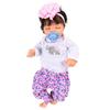 18inch Lovely Lifelike Baby Girl Doll Movable Limbs Realistic Soft Newborn Doll Birthday Gift