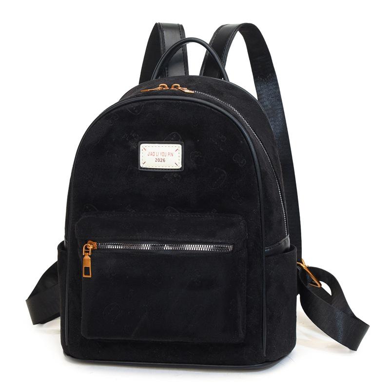 Fashionable Double-shoulder Bag, Retro Commuter Bag, Large Capacity Three-dimensional Student Schoolbag