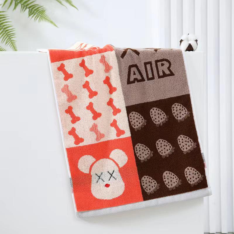 Soft Absorbent Pure Cotton Face Towel for Adults - Thickened, Polyester Blend