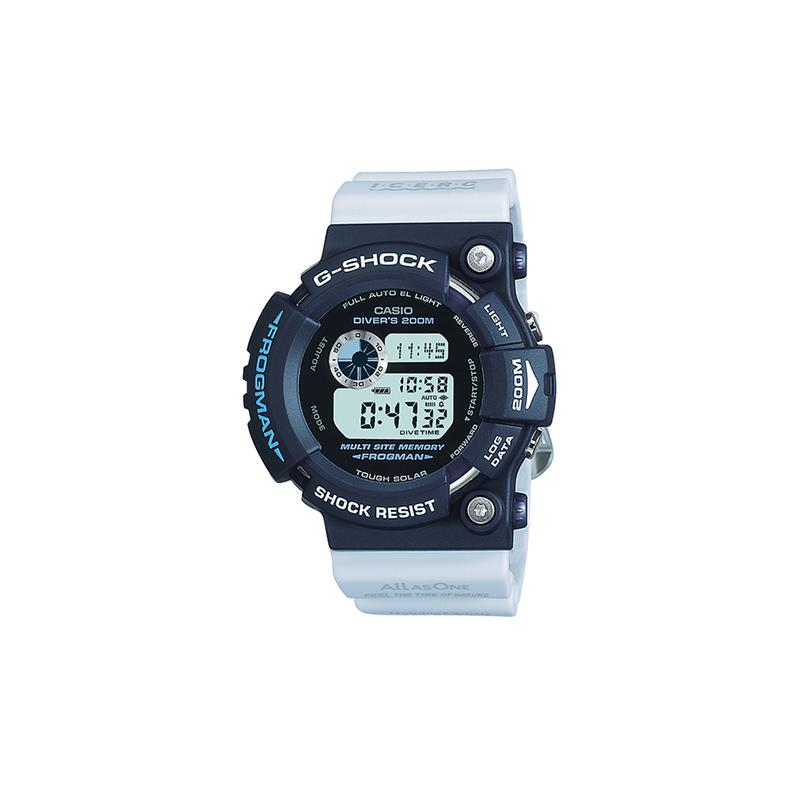 

Casio G-SHOCK FROGMAN series 200 meters waterproof quartz movement resin strap Japanese and Korean watch men s watch black dial GW-205K-2JR чёрный