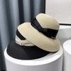 Summer Beach Sun Hat UV Resistant Face Covering Sun Hat French Women Straw Hat For Beach Vacation