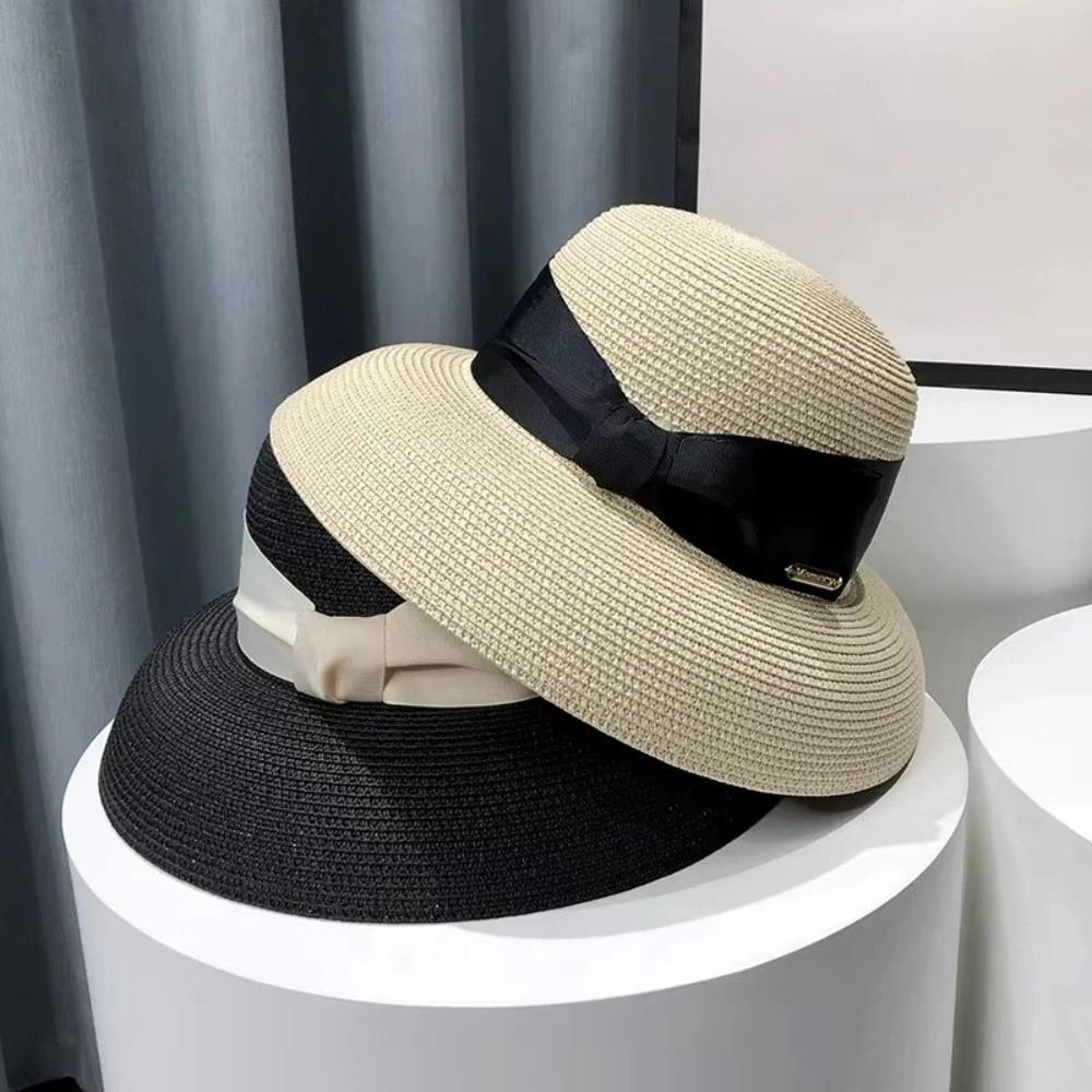 UV Resistant Women Straw Hat Wide Brim Face Covering Sun Hat Beach Sun Hat For Beach Vacation