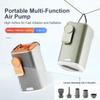 Portable Air Pump 1300mAh Cordless Mattress Pumps Mini Vacuum PVC Boat Pump for Pool Floats/Air Bed/Vacuum Storage Bags