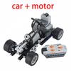 MOC Constructing Blocks Technical Car Front Suspension Steering System Components Kit DIY Bricks Truck PF Servo Motor Tire Leduo