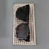Fashionable Pop-up Glasses Bag with Automatic Closure - A Soft and Portable Women's Glasses Case