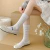 Female Summer Thin Model All Match Show Thin Mesh Breathable Ballet Wind Calf Pile Socks