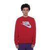 Nike X Nigo Kollaboration FW24 Rundhals Buchstaben Casual Langarm Sweatshirt Herren Sweatshirt Rot FV5942-687