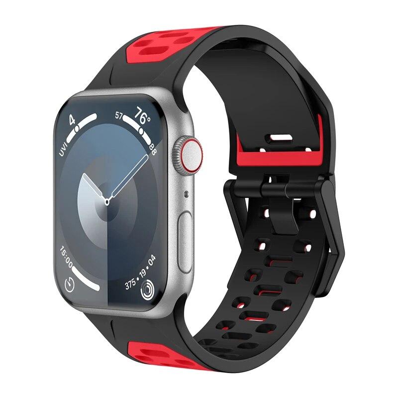 

Классический ремешок для Apple Watch Band 44 мм 45 мм 49 мм 40 мм 41 мм 38 мм 42 мм Мягкий силиконовый спортивный браслет Iwatch Serise 9 8 7 SE 6 5 9 Ultra 2 49mm