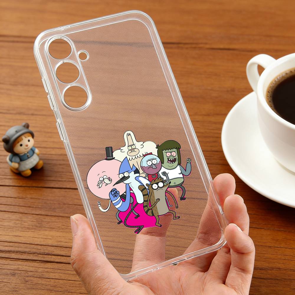 R-Regular-R Cute S-Show phone Case For Samsung S25,24,21,22,23,30,Ultra,20,Plus,Fe,Lite,Note Transparent Cover