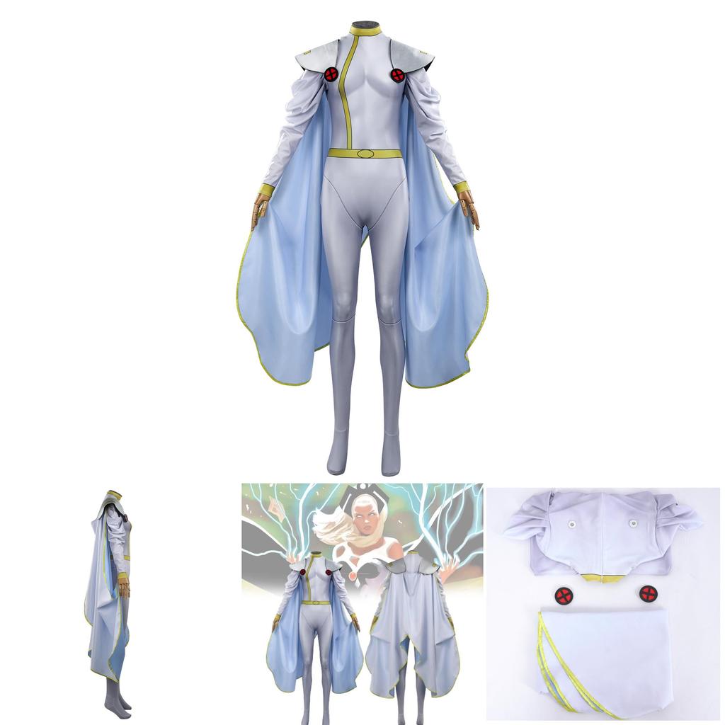 Xmen97 Storm Cosplay Costume Full Set Unisex Fantasy Streetwear Polyester Blend