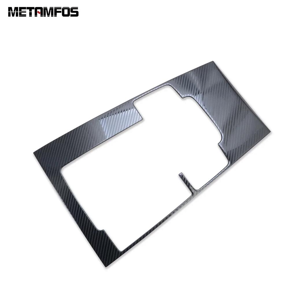 Center Console Gear Shift Box Panel Cover Trim For Mazda 3 M3 Axela - 2024 2025 Carbon Fiber Interior Car Accessories