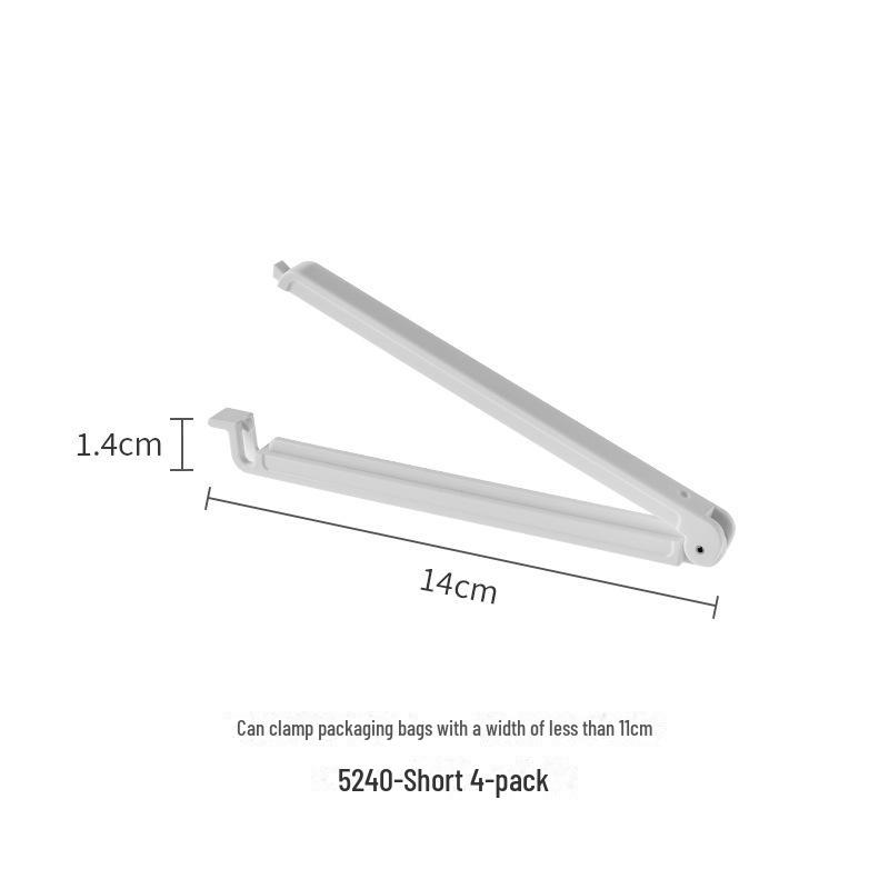 

Бытовые зажимы для запечатывания пакетов с закусками и едой - влагостойкие пластиковые запечатыватели