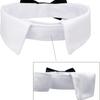 Adjustable Black White Bow Tie Collar for Small Dogs Cats Machine Washable Pet Formal Neckwear
