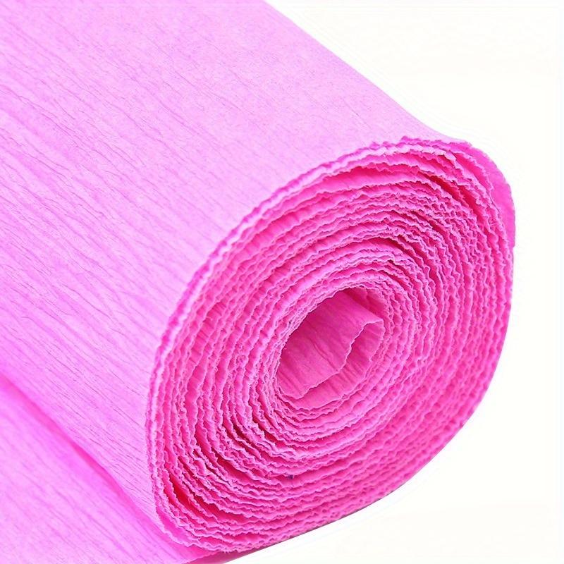 

Преміальні Рулони Товстого Креп-паперу для DIY Крафтів - 98.43x19.69 Дюймів, Яскраві Кольори, Ідеальні для Квіткових Композицій, Орігамі та Вечірніх Декорацій 98.43inch*19.69inch рожевий