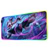 Juri Han Mouse Pad RGB Gaming Mousepad Big LED Pad PC Desk Mat Luminous Mouse Pad Large Keyboard Mats Table Rug With Backlit