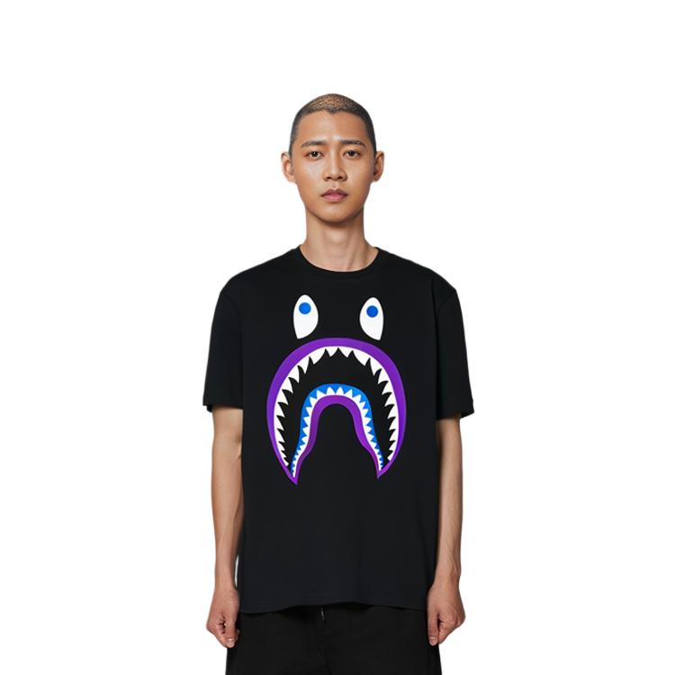 Bape Colors Shark Ponr Tee 0ZXTEM110016M