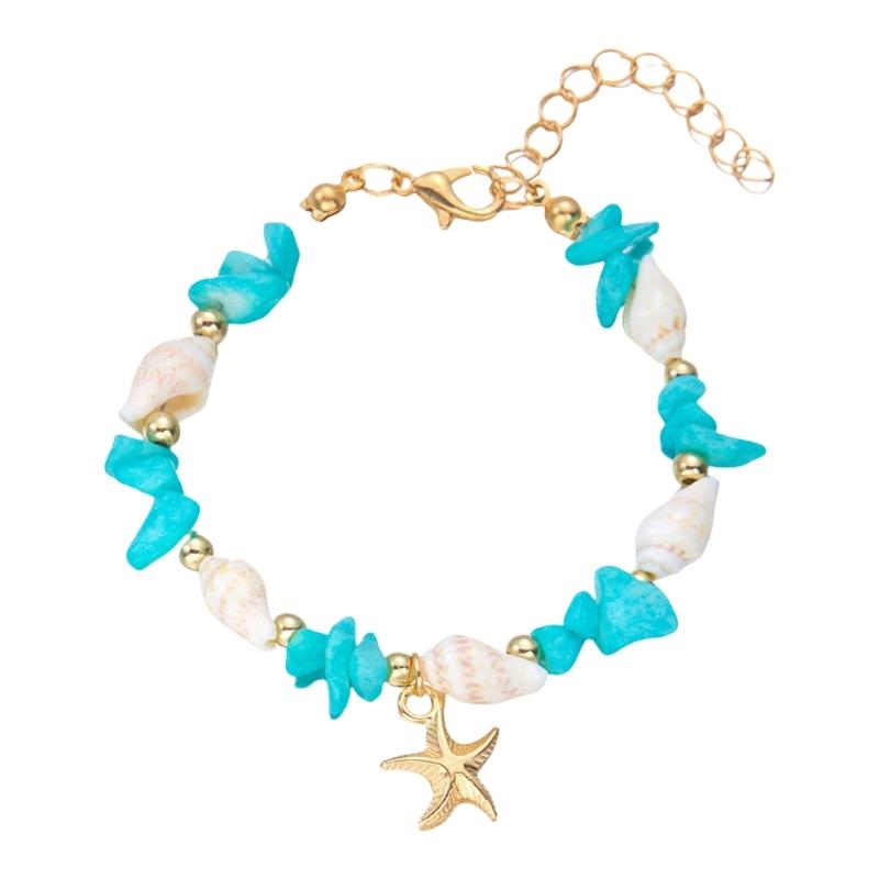 Ocean Bracelet Delicate Hand Jewelry Shell Bracelet Sweet Accessories Alloy Texture Suitable for Daily and Special Event