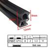 Customizable EPDM U-Shaped Rubber Sealing Strip for Electrical Cabinets and Car Doors