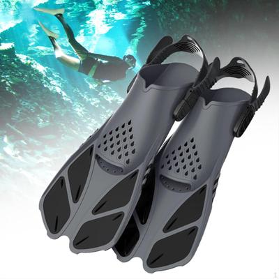 Adjustable Strap Swimming Fins, Portable Diving Equipment for Adults