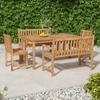 Day and Night - Day and Night 5-piece Garden Dining Set Solid Teak Wood
