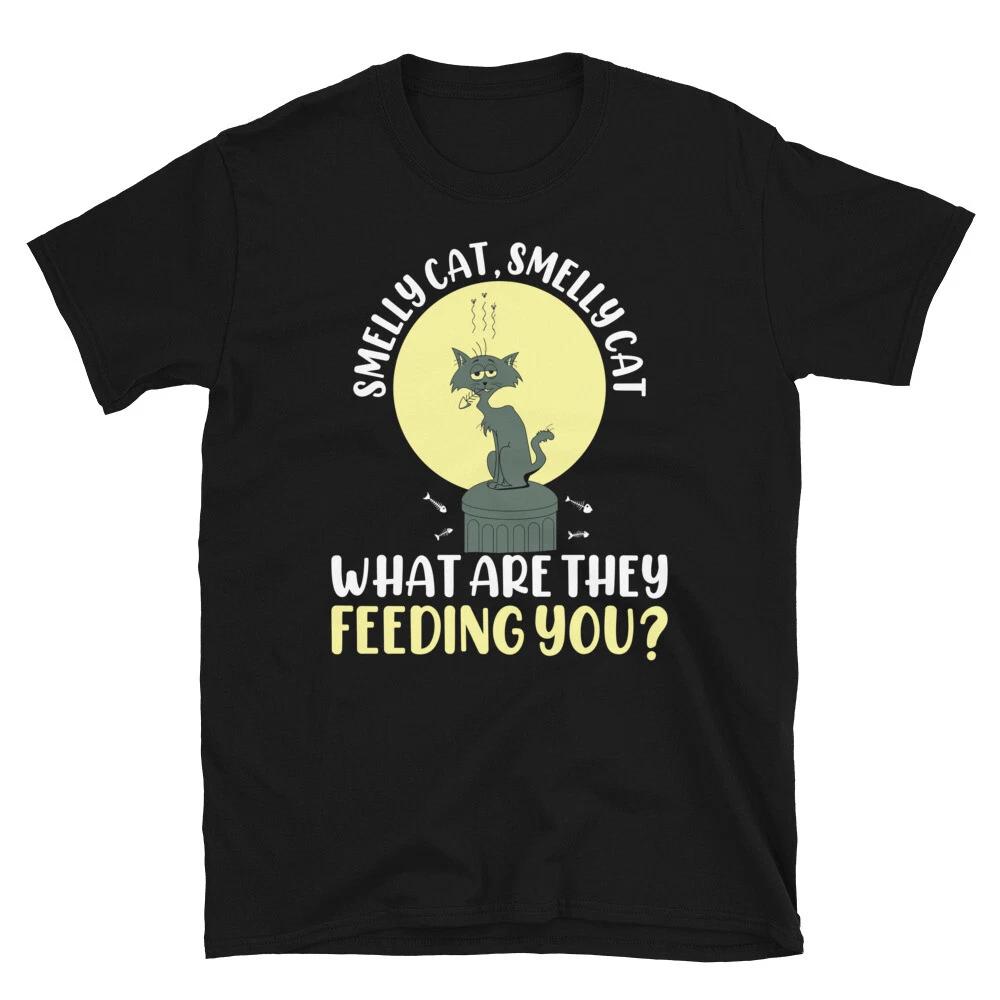 Smelly Cat Cute Cat Funny Animal Kitty Cats T-Shirt S