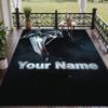 Custom Text Scream Ghostface Pattern Floor Rug Soft Indoor Carpet Mat Living Room Bedroom