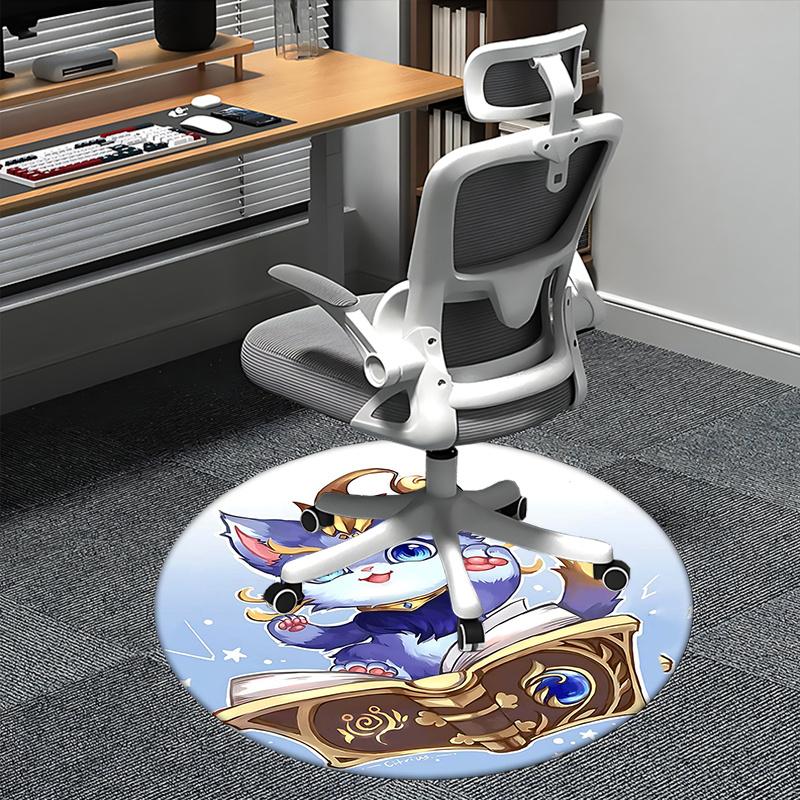 

Fantasy Creature,Magical Book Chair mat Round Rug Office carpet, Non slip, Suitable for Living Rooms, Bedrooms Decor 1205542a 80cm by 80cm