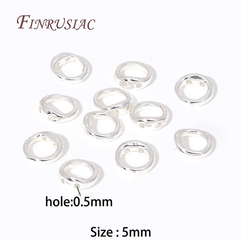 

18K Gold Plated Ends Connector with Loop,Crimp Beads For Jewelry Making,Crimps Covers,Bracelets Accessories,Necklace End Loop 10 pieces