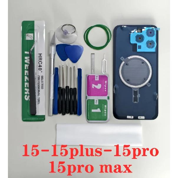 

For IPhone 15 Pro Max Back Glass Battery Cover OEM For iPhone 15 Plus 15 pro Back Housing Battery Door Cover With Camera Lens 15 pro max жовтий