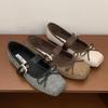 Fashion IPPEUM  Mary Janes Ballet Flats Shoes Square Toe 2025 New Fashion Buckle Ballerina Shoes