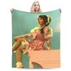 American Singer Melanies Martinezs Blanket Cover Fleece  Lightweight Thin Throw Blankets for Bedding Couch Bed Rug
