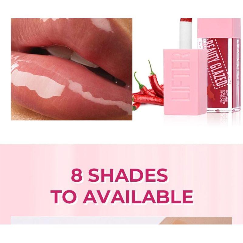 BEAUTY GLAZED - Spicy Rich Moisturizing Lip Gloss - 8 Colors