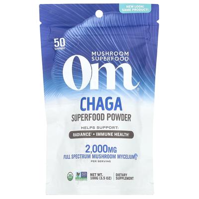 Superfood-Pulver, Chaga-Pilz, 100G(3,5 Unzen)