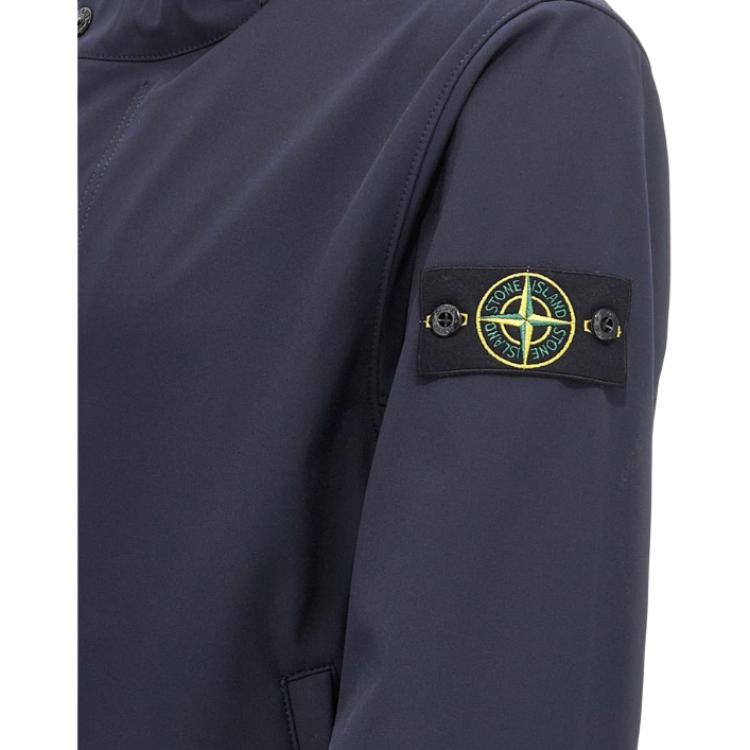 Stone Island Ss25 Soft Shell Solid Color Casual Hooded Long Sleeve Windproof Waterproof Breathable Jacket Men jackets K1S154100090S0A22-V0020