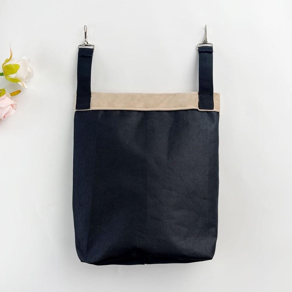Hanging Rabbit Feed Bag Canvas Hay Feeding Troughs Food Storage Bag Hay Bag  for Pet Cage
