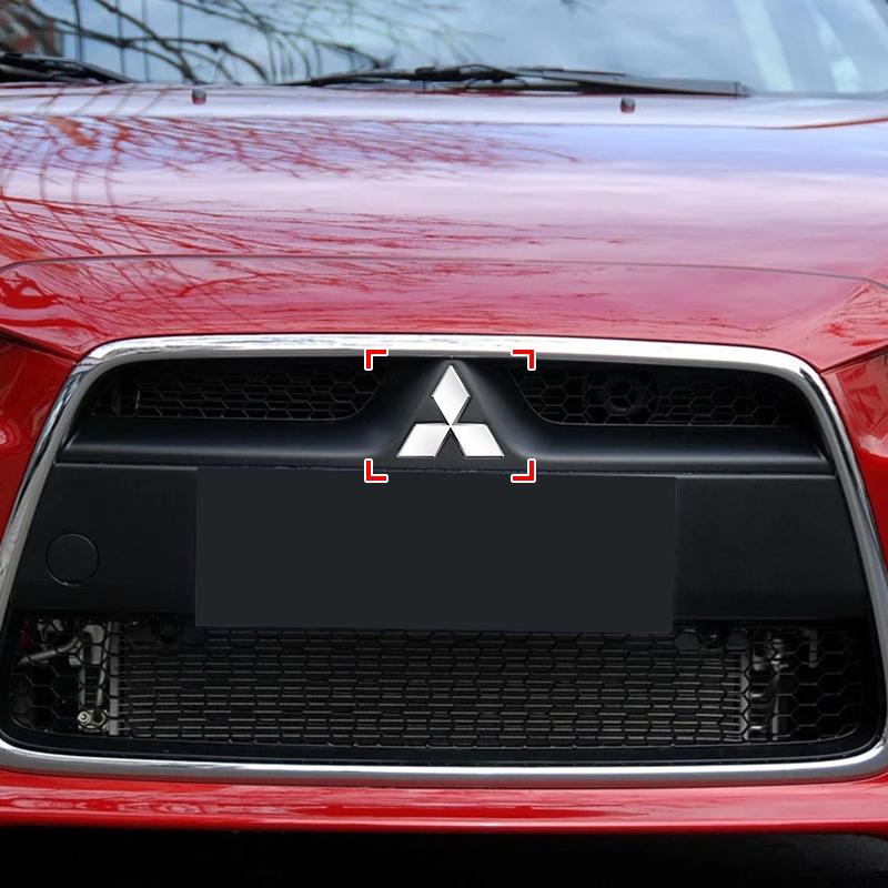 1 pezzo Emblema ABS per auto, stemma anteriore per cofano, adesivo per bagagliaio posteriore per Mitsubishi Pajero Outlander XL Montero Lancer Triton l200 Galant