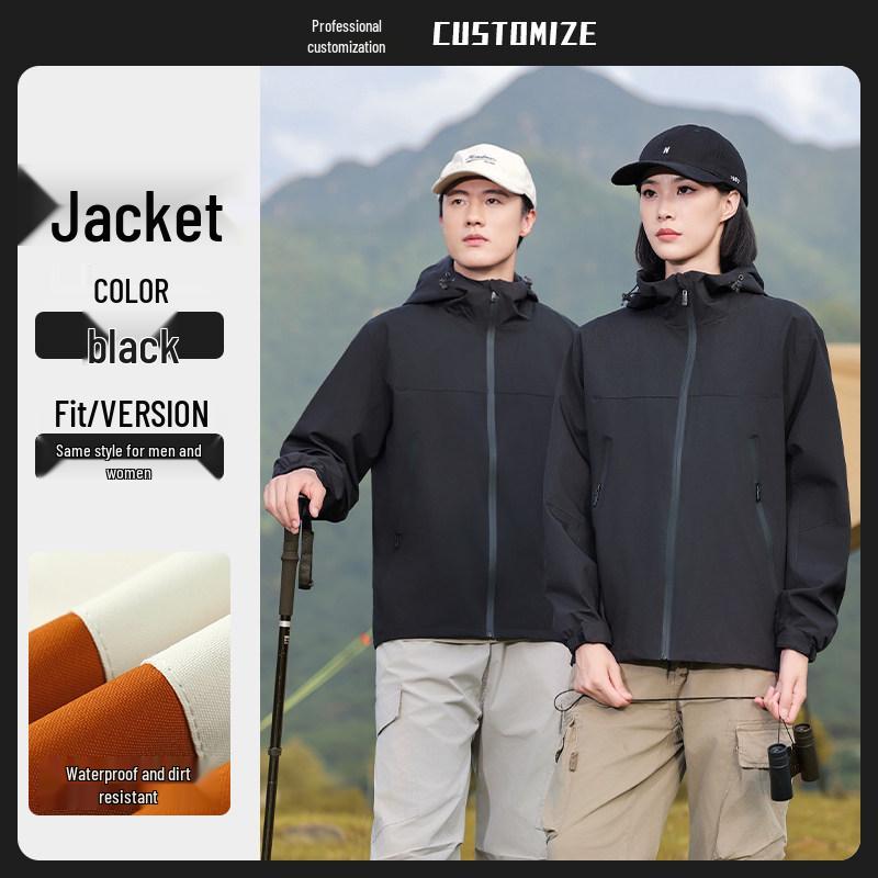 Men's Custom Logo Anti-Static Thickened Windproof Work Jacket for Autumn and Winter