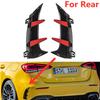 For Mercedes Benz A Class W177 Hatchback A180 A200 A220 A250 A35 2019+ Rear Bumper Trim Lip Spoiler Stickers Fender Canards Fins