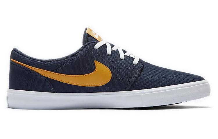 Men's Sneakers Nike Sb Portmore Ii Solar Cnvs 'Blue Yellow'